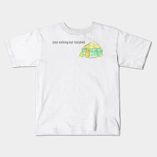 Yurt On A Shirt | Footprints Kids T-Shirt